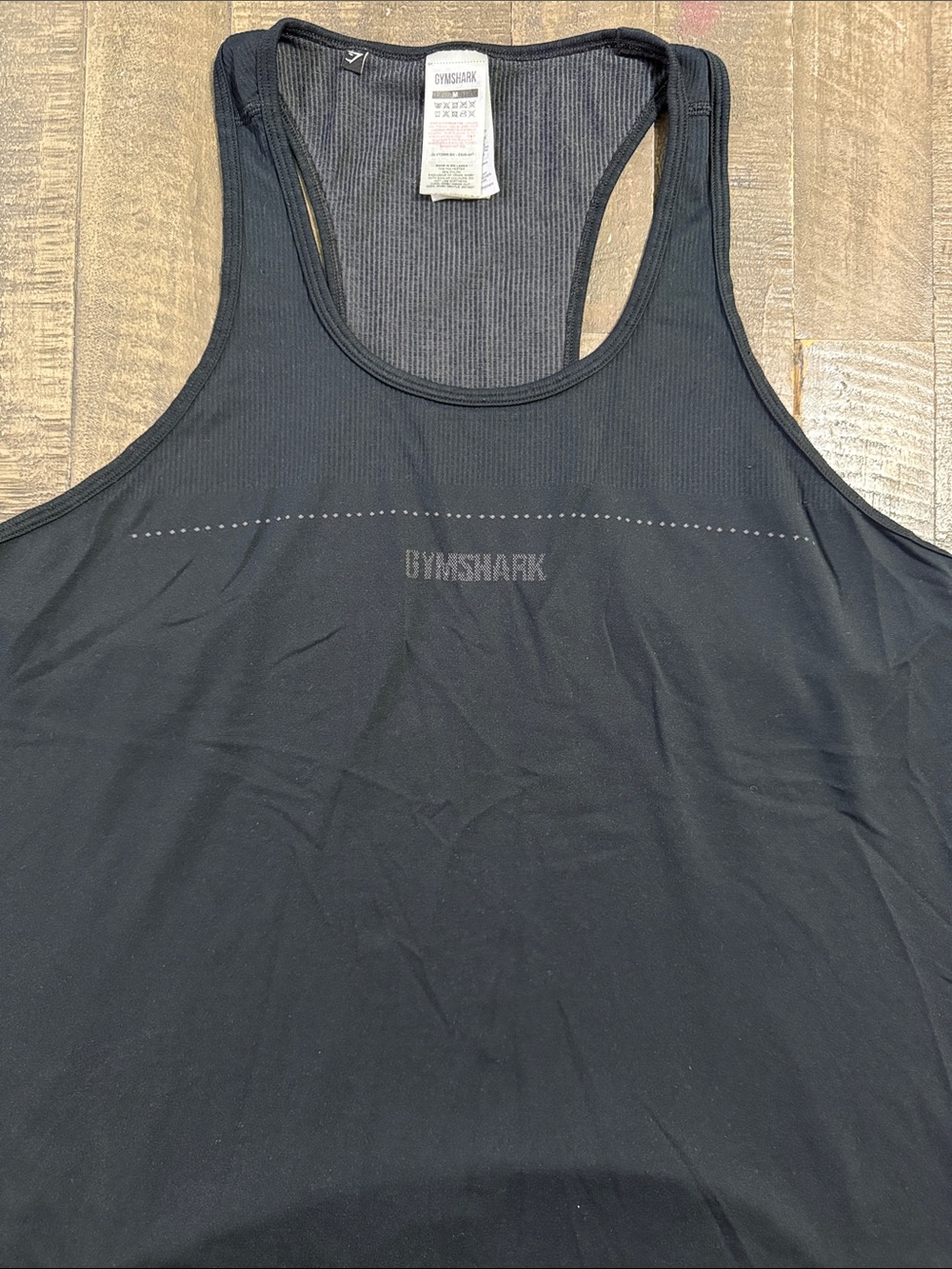 Gymshark Black Performance Racerback Tank